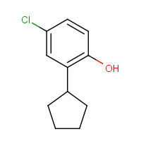 13347-42-7 2-Cyclopentyl-4-chlorophenol,Technical Grade chemical structure