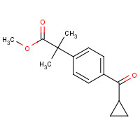 880088-78-8 4-(Cyclopropylcarbonyl)-a,a-dimethylbenzeneacetic Acid Methyl Ester chemical structure