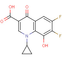 154093-72-8 1-Cyclopropyl-6,7-difluoro-1,4-dihydro-8-hydroxy-4-oxo-3-quinolinecarboxylic Acid chemical structure