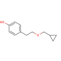 63659-16-5 4-[2-(Cyclopropylmethoxy)ethyl]phenol chemical structure
