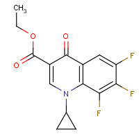 94242-51-0 1-Cyclopropyl-6,7,8-trifluoro-1,4-dihydro-4-oxo-3-quinolinecarboxylic Acid Ethyl Ester chemical structure
