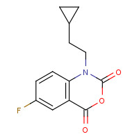 477933-12-3 1-(2-Cyclopropylethyl)-6-fluorobenzo[d][1,3]oxazine-2,4-dione chemical structure