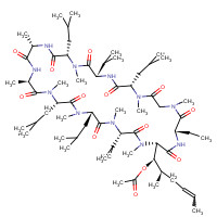 83602-41-9 Cyclosporin A Acetate chemical structure