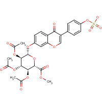 1041261-16-8 Daidzein 7-Tri-O-acetyl-b-D-glucuronic Acid Methyl Ester 4'-Sulfate chemical structure