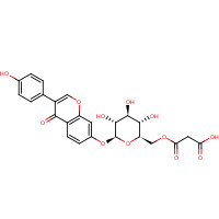 124590-31-4 Daidzin 6''-O-Malonate chemical structure