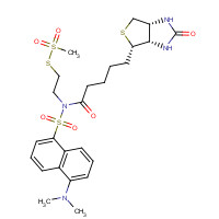 1041392-69-1 (N-Dansyl)biocytinamidoethyl Methanethiosulfonate chemical structure