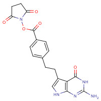 204257-65-8 4-[2'-(7''-Deazaguanine)ethyl]benzoic Acid N-Hydroxysuccinimide Ester chemical structure