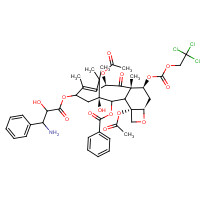114915-15-0 N-Debenzoyl-7-{[(2,2,2,-trichloroethyl)oxy]carbonyl} Paclitaxel chemical structure