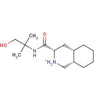 213135-54-7 (3S,4aS,8aS)-Decahydro-N-(2-hydroxy-1,1-dimethylethyl)-3-isoquinolinecarboxamide chemical structure