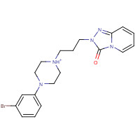 1263278-80-3 3-Dechloro-3-bromo Trazodone Hydrochloride chemical structure