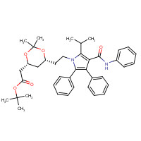 1105067-91-1 Defluoro Atorvastatin Acetonide tert-Butyl Ester chemical structure