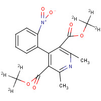 125464-52-0 Dehydro Nifedipine-d6 chemical structure