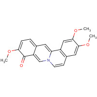 57721-71-8 Dehydro Palmatrubine Bromide chemical structure