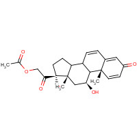 2427-45-4 6,7-Dehydro Prednisolone 21-Acetate chemical structure