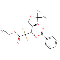 143234-92-8 2-Deoxy-2,2-difluoro-4,5-O-isopropylidene-D-threo-pentonic Acid Ethyl Ester Benzoate chemical structure
