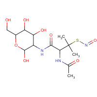 188849-82-3 N-(2-Deoxy-a,b-D-glucopyranosyl)-S-nitroso-N-acetyl-D,L-penicillamine chemical structure