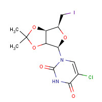 94048-47-2 5'-Deoxy-5'-iodo-2',3'-O-isopropylidene-5-chlorouridine chemical structure