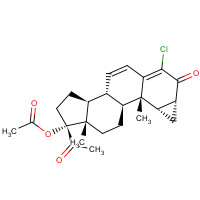 23814-68-8 6-Deschloro-4-chloro Cyproterone Acetate chemical structure