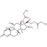 52092-14-5 9-Deschloro-9-bromo Beclomethasone Dipropionate chemical structure