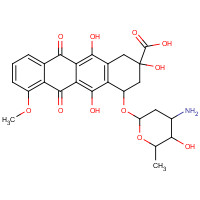 58199-96-5 8-Desacetyl-8-carboxy Daunorubicin Hydrochloride chemical structure