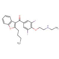 83409-32-9 Desethyl Amiodarone chemical structure