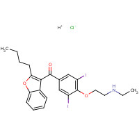 96027-74-6 Desethyl Amiodarone Hydrochloride chemical structure