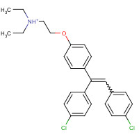 117884-83-0 Deschloro-4,4'-dichloro Clomiphene Citrate(E/Z Mixture) chemical structure