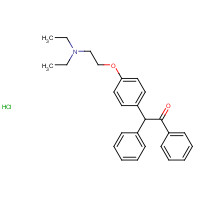 5635-70-1 Deschloro-1,2-dihydro-2-oxo Clomiphene Hydrochloride Salt chemical structure