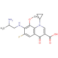 172426-87-8 Desethylene Gatifloxacin chemical structure
