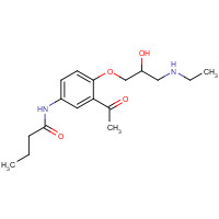 441019-91-6 rac N-Desisopropyl-N-ethyl Acebutolol chemical structure
