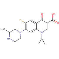 93107-32-5 Desmethoxy Gatifloxacin Trifluoroacetate chemical structure