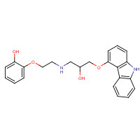72956-44-6 O-Desmethyl Carvedilol chemical structure