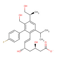 201793-00-2 Desmethyl Hydroxy Cerivastatin Sodium Salt chemical structure