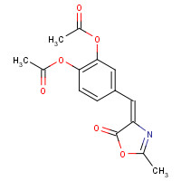 87950-39-8 4-(3,4-Diacetoxybenzal)-2-methyl-5-oxazolone chemical structure