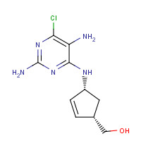 896716-96-4 (1S,4R)-rel-4-[(2,5-Diamino-6-chloro-4-pyrimidinyl)amino]-2-cyclopentene-1-methanol chemical structure
