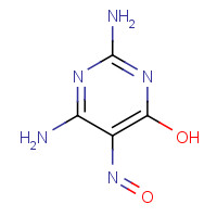 3346-23-4 2,6-Diamino-4-hydroxy-5-nitrosopyrimidine chemical structure