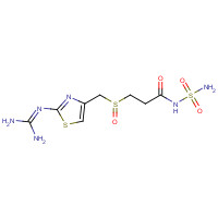 1020719-36-1 3-[2-(Diaminomethyleneamino)-1,3-thiazol-4-ylmethylsulphinyl]-N-sulphamoyl propanamide (Famotidine Metabolite) chemical structure