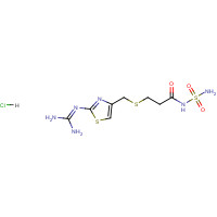 76824-17-4 [3-[[[2-(Diaminomethyleneamino)-4-thiazolyl]methyl]thio]propionyl]sulfamide Hydrochloride(Famotidine Impurity) chemical structure