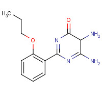 57075-34-0 5,6-Diamino-2-(2-propoxyphenyl)pyrimidin-4(3H)-one chemical structure