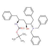 162849-93-6 (2S,3S,5S)-2-(N,N-Dibenzylamino)-3-hydroxy-5-(tert-butyloxycarbonylamino)-1,6-diphenylhexane chemical structure