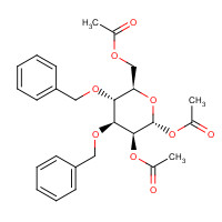 65827-57-8 3,4-Di-O-benzyl-1,2,6-tri-O-acetyl-a-D-mannopyranose chemical structure