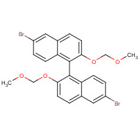179866-74-1 (R)-6,6'-Dibromo-2,2'-bis(methoxymethoxy)-1,1'-binaphthyl chemical structure