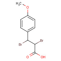 77820-32-7 2,3-Dibromo-3-(p-methoxyl)phenyl Propionic Acid chemical structure