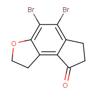 196597-77-0 4,5-Dibromo-1,2,6,7-tertahydro-8H-indeno[5,4-b]furan-8-one chemical structure