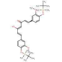 1134639-23-8 Di-(tert-Butyl-dimethylsilyl) Curcumin chemical structure
