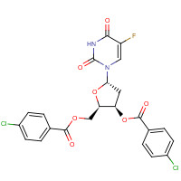 110558-30-0 3,5-Di-O-p-chlorobenzoyl a-Floxuridine chemical structure