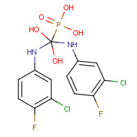 647824-32-6 N,N'-Di(3-chloro-4-fluorophenyl)methylphosphonic Diamide chemical structure