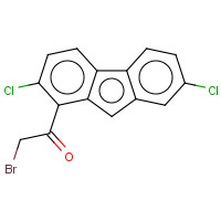 53221-22-0 2,7-Dichlorofluorenyl Bromomethyl Ketone chemical structure