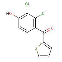 40180-03-8 (2,3-Dichloro-4-oxyphenyl)-2-thienylmethanone chemical structure