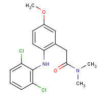 698357-92-5 2-[(2',6'-Dichlorophenyl)amino]-5-methoxyphenyl-N,N-dimethylacetamide chemical structure